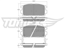 TOMEX Brakes TX 16-43