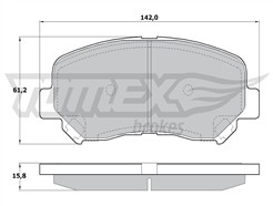 TOMEX Brakes TX 17-25