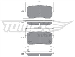 TOMEX Brakes TX 17-50