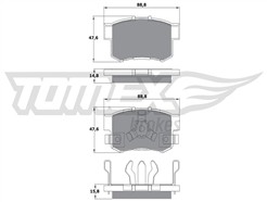 TOMEX Brakes TX 17-53