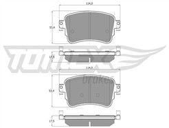 TOMEX Brakes TX 18-64