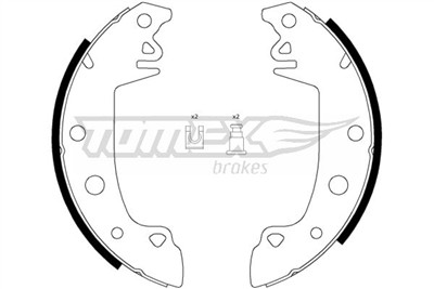 TOMEX Brakes TX 21-28 Číslo výrobce: 21-28. EAN: 5906485556962.