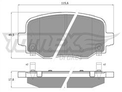 TOMEX Brakes TX 60-12