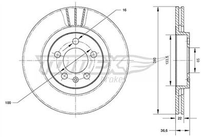 TOMEX Brakes TX 70-09 Číslo výrobce: 70-09. EAN: 5901646647169.