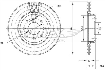 TOMEX Brakes TX 70-42 Číslo výrobce: 70-42. EAN: 5901646647497.