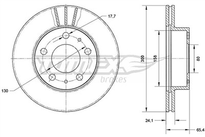 TOMEX Brakes TX 70-60 Číslo výrobce: 70-60. EAN: 5901646647671.