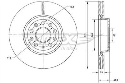 TOMEX Brakes TX 71-12 Číslo výrobce: 71-12. EAN: 5901646648197.