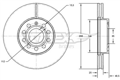 TOMEX Brakes TX 71-31 Číslo výrobce: 71-31. EAN: 5901646648388.