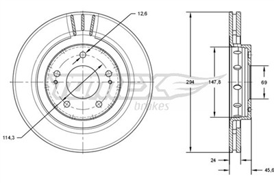 TOMEX Brakes TX 71-74 Číslo výrobce: 71-74. EAN: 5901646648814.