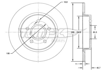 TOMEX Brakes TX 71-94 Číslo výrobce: 71-94. EAN: 5901646649019.