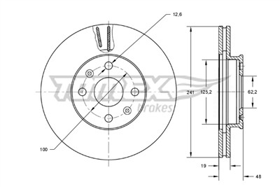 TOMEX Brakes TX 72-15 Číslo výrobce: 72-15. EAN: 5901646649224.