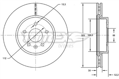 TOMEX Brakes TX 72-56 EAN: 5901646601161.