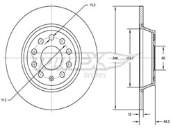 TOMEX Brakes TX 72-69