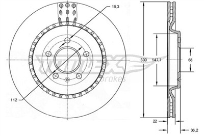 TOMEX Brakes TX 72-79 EAN: 5901646601390.