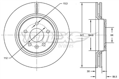 TOMEX Brakes TX 72-81 EAN: 5901646601413.