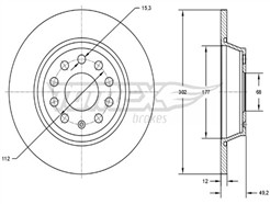 TOMEX Brakes TX 72-92
