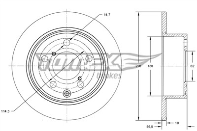TOMEX Brakes TX 73-24 EAN: 5901646604223.