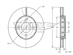 TOMEX Brakes TX 73-84