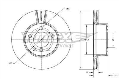 TOMEX Brakes TX 73-99 EAN: 5901646602823.