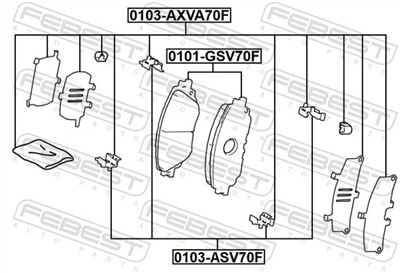FEBEST 0103-ASV70F EAN: 4056111192499.
