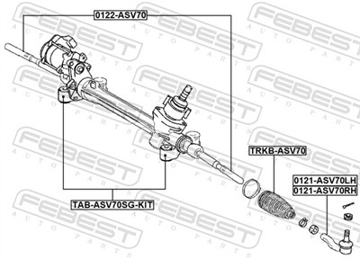 FEBEST 0121-ASV70LH EAN: 4056111149295.