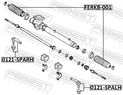 FEBEST 0121-SPALH EAN: 4056111117683.