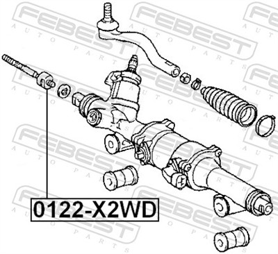 FEBEST 0122-X2WD EAN: 4056111044941.