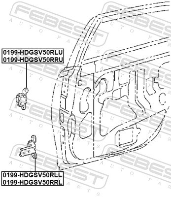 FEBEST 0199-HDGSV50RRL EAN: 4056111162362.