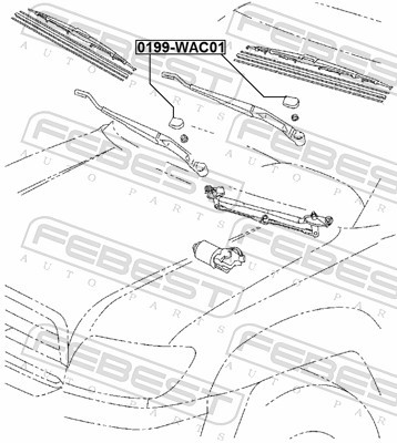 FEBEST 0199-WAC01 EAN: 4056111125855.