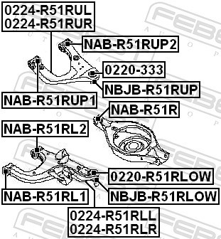 FEBEST 0220-R51RLOW EAN: 4056111031217.