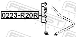 FEBEST 0223-R20R EAN: 4056111029030.