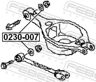 FEBEST 0230-007 EAN: 4056111072562.