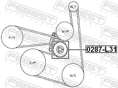 FEBEST 0287-L31 EAN: 4056111079738.