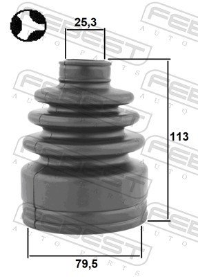 FEBEST 0315-YF6RHT EAN: 4056111190310.