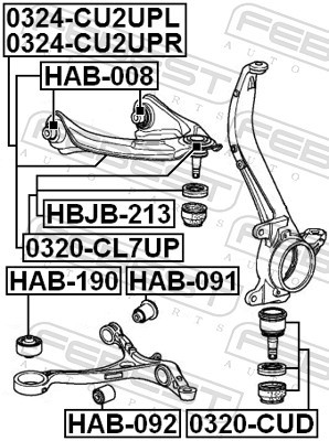 FEBEST 0320-CUD EAN: 4056111054087.