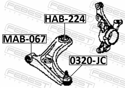 FEBEST 0320-JC EAN: 4056111117812.
