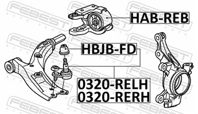 FEBEST 0320-RERH EAN: 4056111117621.