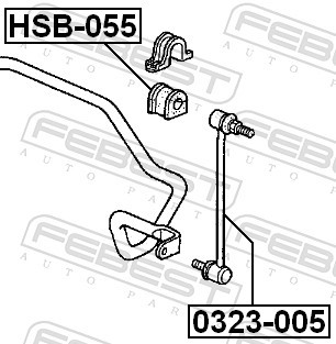 FEBEST 0323-005 EAN: 4056111021874.