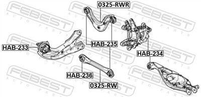 FEBEST 0325-RWR EAN: 4056111173603.