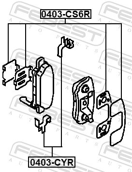FEBEST 0403-CYR EAN: 4056111149899.