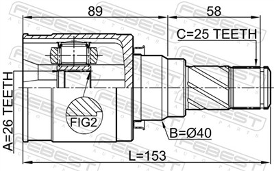FEBEST 0411-A13 EAN: 4056111129785.