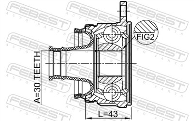 FEBEST 0411-KB4SHA EAN: 4056111125473.