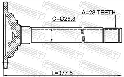 FEBEST 0412-KB4FRH EAN: 4056111113470.