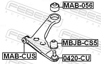 FEBEST 0420-CU EAN: 4056111031477.