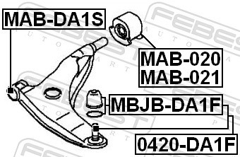 FEBEST 0420-DA1F EAN: 4056111024677.