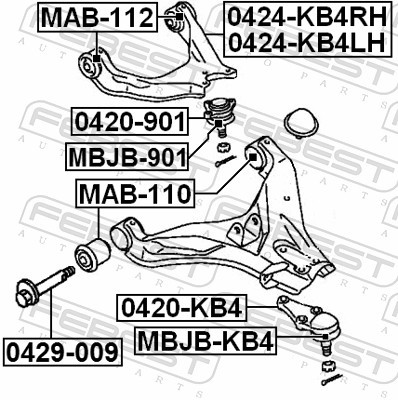 FEBEST 0420-KB4 EAN: 4056111047485.