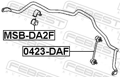 FEBEST 0423-DAF EAN: 4056111062860.
