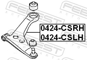 FEBEST 0424-CSRH EAN: 4056111040547.