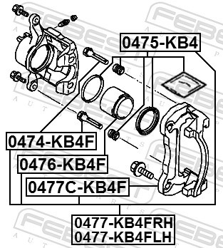FEBEST 0475-KB4 EAN: 4056111048819.