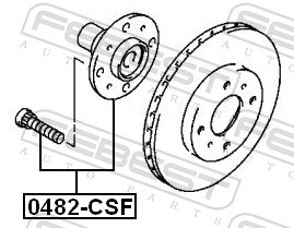 FEBEST 0482-CSF EAN: 4056111035048.